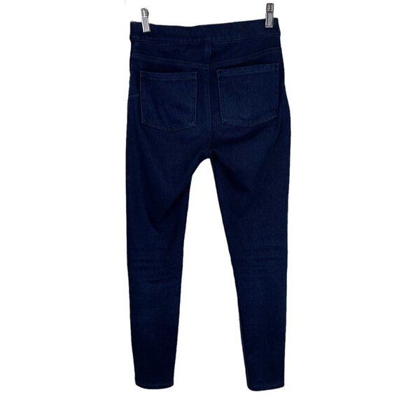Spanx Ready To Wow Cropped Denim Leggings Blue Stretch Jegging Size S - Picture 11 of 11